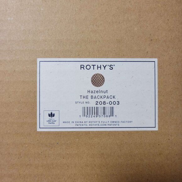 Rothy's The Backpack in Hazelnut - Picture 4 of 5